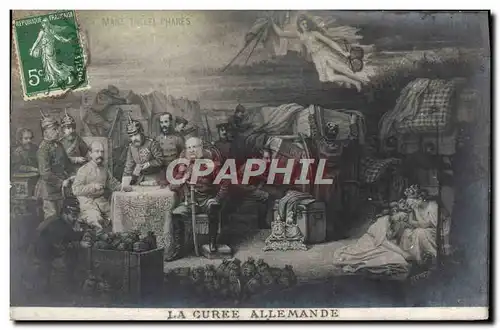 Cartes postales La Curee Allemande Militaria