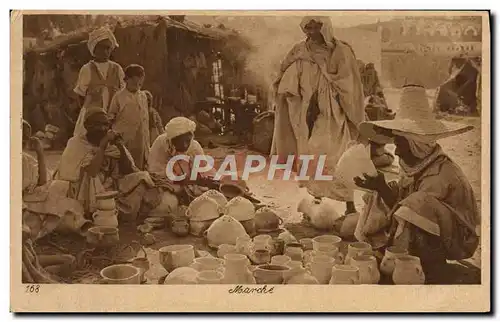 Cartes postales Marche potier Poterie