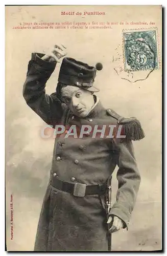 Cartes postales Motif De Punition Militaria