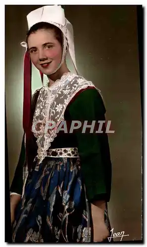 Ansichtskarte AK La Bretagne Jeune Fille En Costume De Fete Plougastel Daoulas Folklore