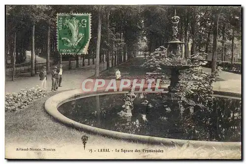 Cartes postales Laval Le Square Des Promenades