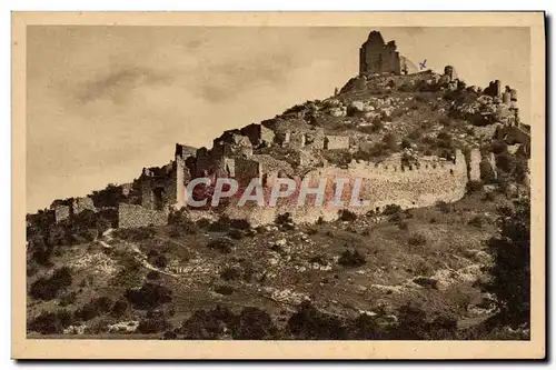 Cartes postales Valence Sur Rhone Les Ruines du Chateau de Crussol
