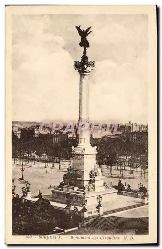 Cartes postales Bordeaux Monument des Girondins