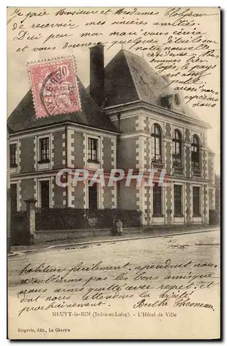 Cartes postales Neuvy le Roi L&#39Hotel de Ville