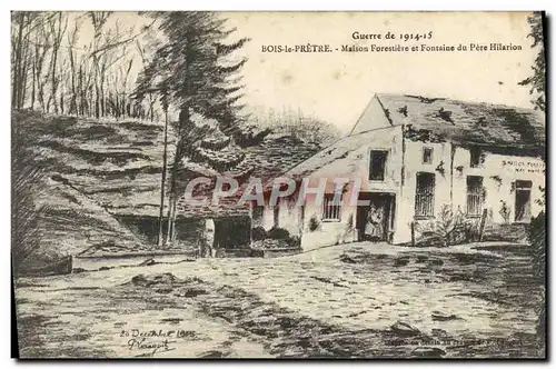 Ansichtskarte AK Bois le Pretre le Pretre Maison Forestiere et Fontaine du Pere Hularion