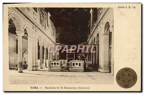 Cartes postales Roma Basilia di S Clemente Interno