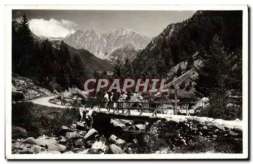 Cartes postales moderne Environs de St Martin Vesubie Pont Frontiere du Boreon