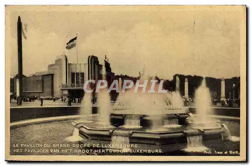 Cartes postales Le Pavillon Du Grand Duche De Luxembourg Bruxelles