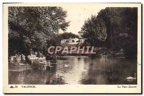 Ansichtskarte AK Valence Le Parc Jouvet Cygne