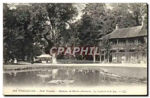 Ansichtskarte AK Versailles Petit Trianon Hameau de Marie Antoinette La laiterie et le lac