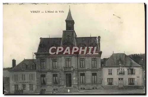 Cartes postales Verzy L&#39Hotel de Ville