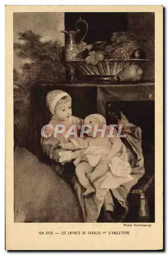 Cartes postales Van Dyck Les Enfants De Charles 1er d&#39Angleterre