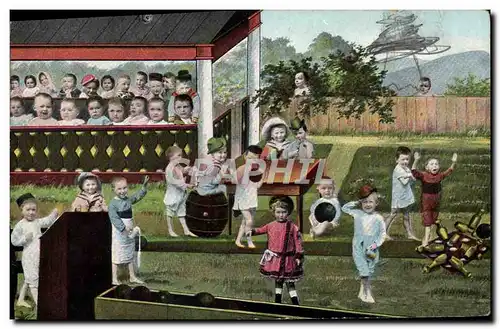 Cartes postales Fantaisie Enfants Bowling