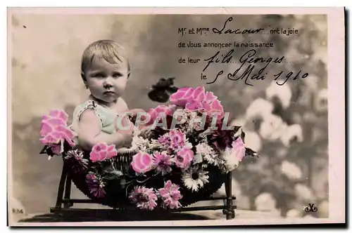 Cartes postales Fantaisie Enfant Bebe