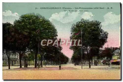 Ansichtskarte AK Chatellerault Les Promenades Cote Sud