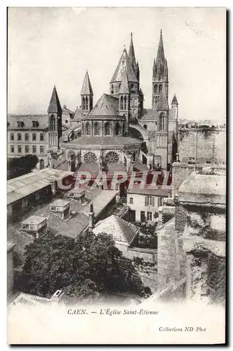 Cartes postales Caen L'Eglise Saint Etienne