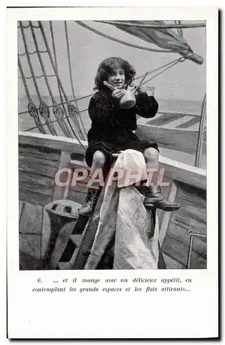 Cartes postales Fantaisie Enfant Marin L&#39enfant du marin