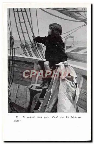 Cartes postales Fantaisie Enfant Marin L&#39enfant du marin