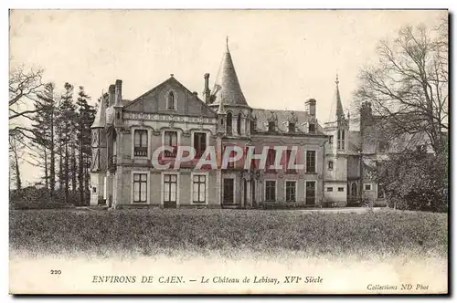 Cartes postales Environs De Caen Le Chateau de Lebisay