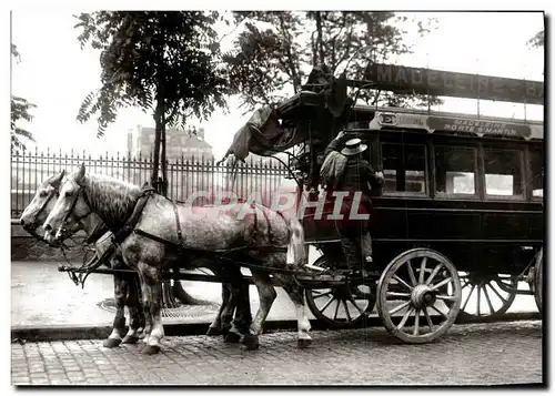 REPRO Paris 1900 Le Madeleine Bastille Cheval