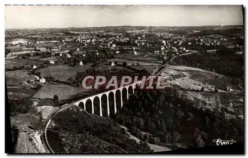 Cartes postales moderne Neris Bains Station Themale Vue aerienne sur les viaducs