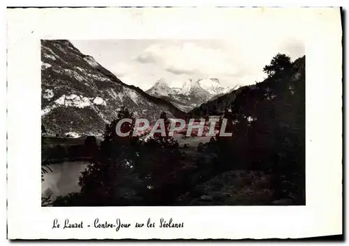 Cartes postales moderne Le Lauzet Contre jour sur les Seolanes