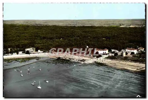 Cartes postales moderne Jard Sur Mer Le Port et la Plage Vue aerienne