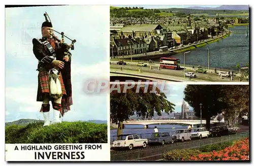 Cartes postales moderne A Highland greeting from Inverness Folklore