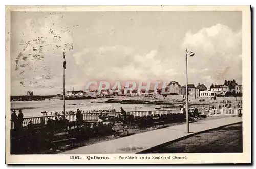 Ansichtskarte AK Quiberon Port Marla Vu du Boulevard Chenard