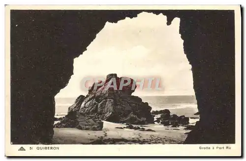 Cartes postales Quiberon Grotte a Port Ru