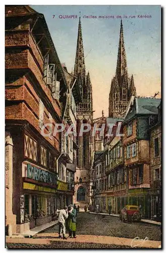 Cartes postales Quimper Vieilles Maisons de la Rue Kereon