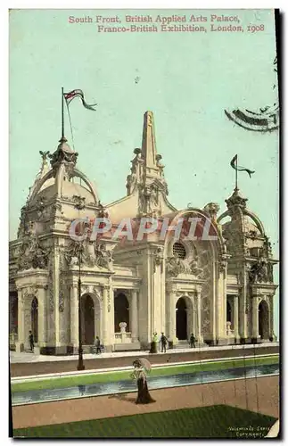 Cartes postales South Front British Applied Arts Palace Franco British Exhibition London 1908