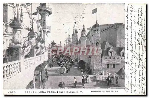 Cartes postales Scenes In Luna Park Coney Island