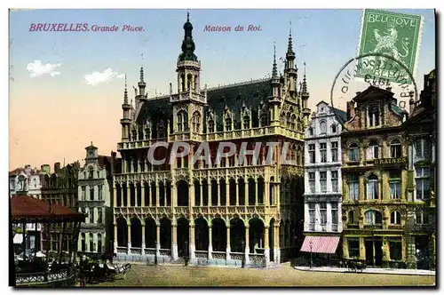 Cartes postales Bruxelles Grande Place Maison du roi