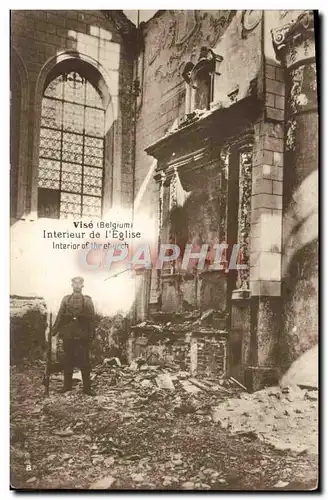 Ansichtskarte AK Vise Interieur de L&#39Eglise Militaria