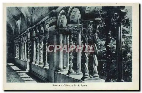 Cartes postales Roma Chiostro di Paolo