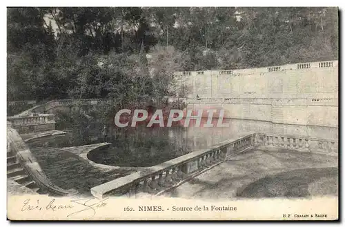 Cartes postales Nimes Source de la Fontaine