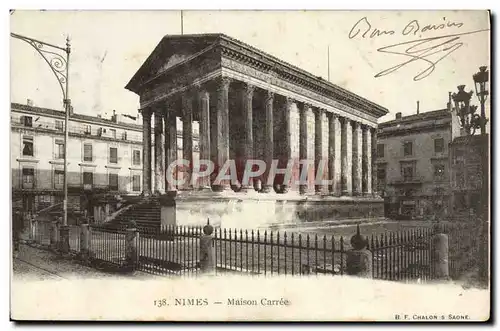 Ansichtskarte AK Nimes Maison Carree