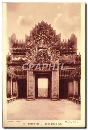 Cartes postales Angkor Vat Cour Interieure