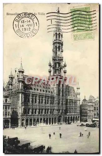 Cartes postales Bruxelles Hotel de Ville