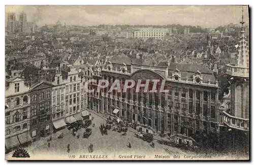 Ansichtskarte AK Bruxelles Grand Place Maison Des Corporations