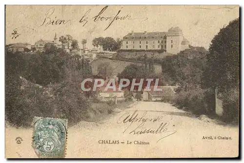 Cartes postales Chalais Le Chateau