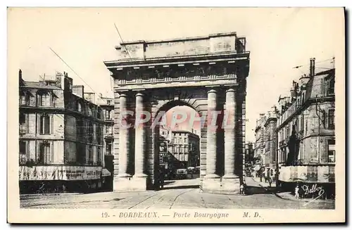 Cartes postales Bordeaux Porte Bourgogne