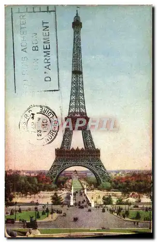 Cartes postales Paris Tour Eiffel