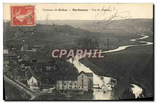 Cartes postales Environs De Crecy Serbonne Vue Du Plateau