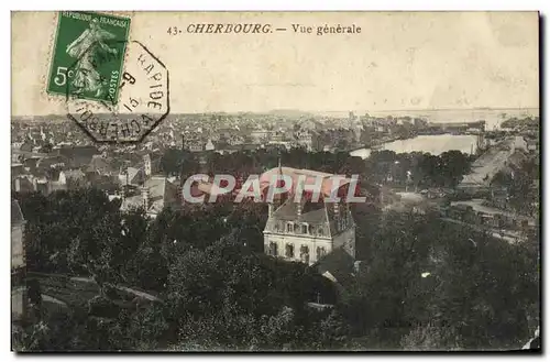 Cartes postales Cherbourg Vue Generale