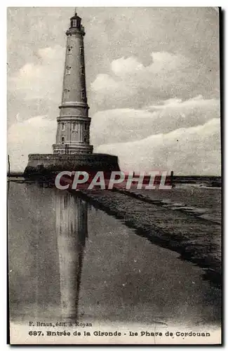 Ansichtskarte AK Entree De La Gironde Le Phare De Cordouan