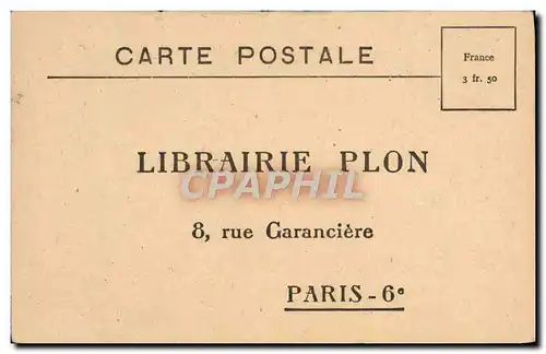 Cartes postales Librairie Plon Rue Garanciere Paris