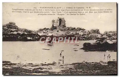 Cartes postales Ploumanach Chateau De Costaeres