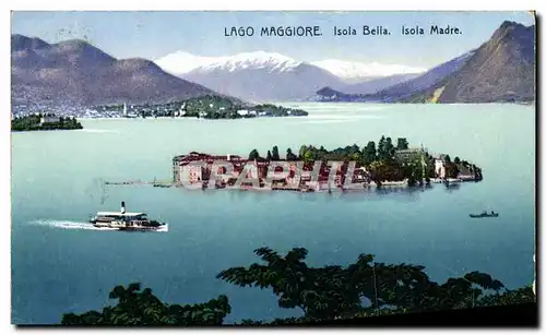 Ansichtskarte AK Laggo Maggiore Isola Bella